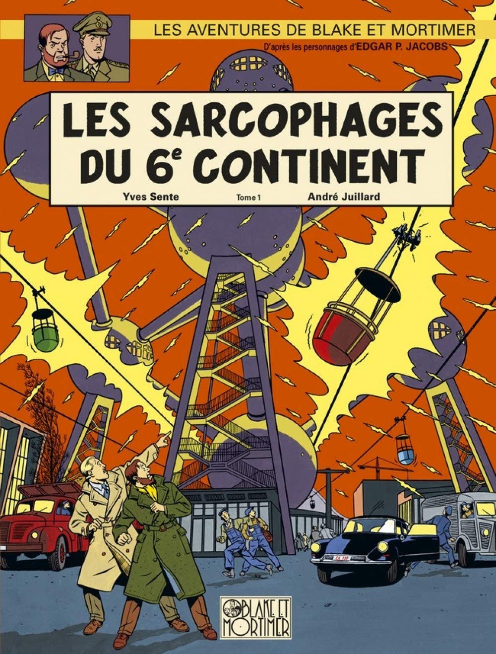 jaquette album Blake & Mortimer, n° 16 : Les sarcophages du 6e continent, tome 1