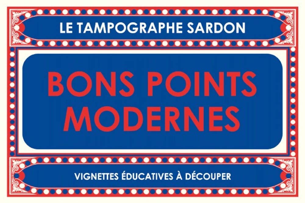 jaquette album Bons points modernes: Vignettes éducatives à découper