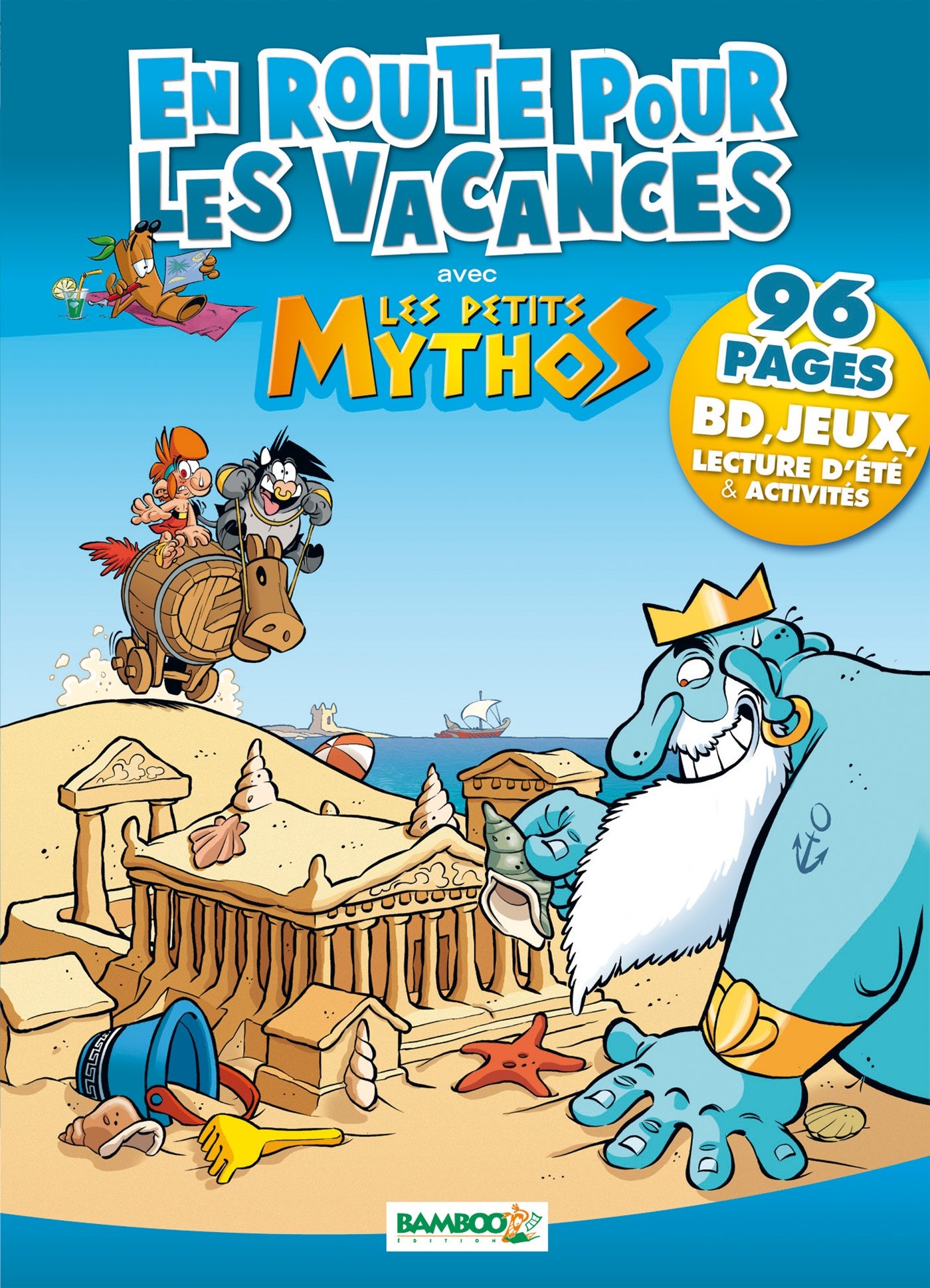 jaquette album En route pour les vacances avec Les petits mythos