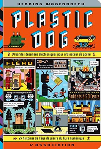jaquette album Plastic Dog - 24 Bandes Dessinées Électroniques Pour Ordinateur De Poche, Âge De Pierre Du Livre Numérique