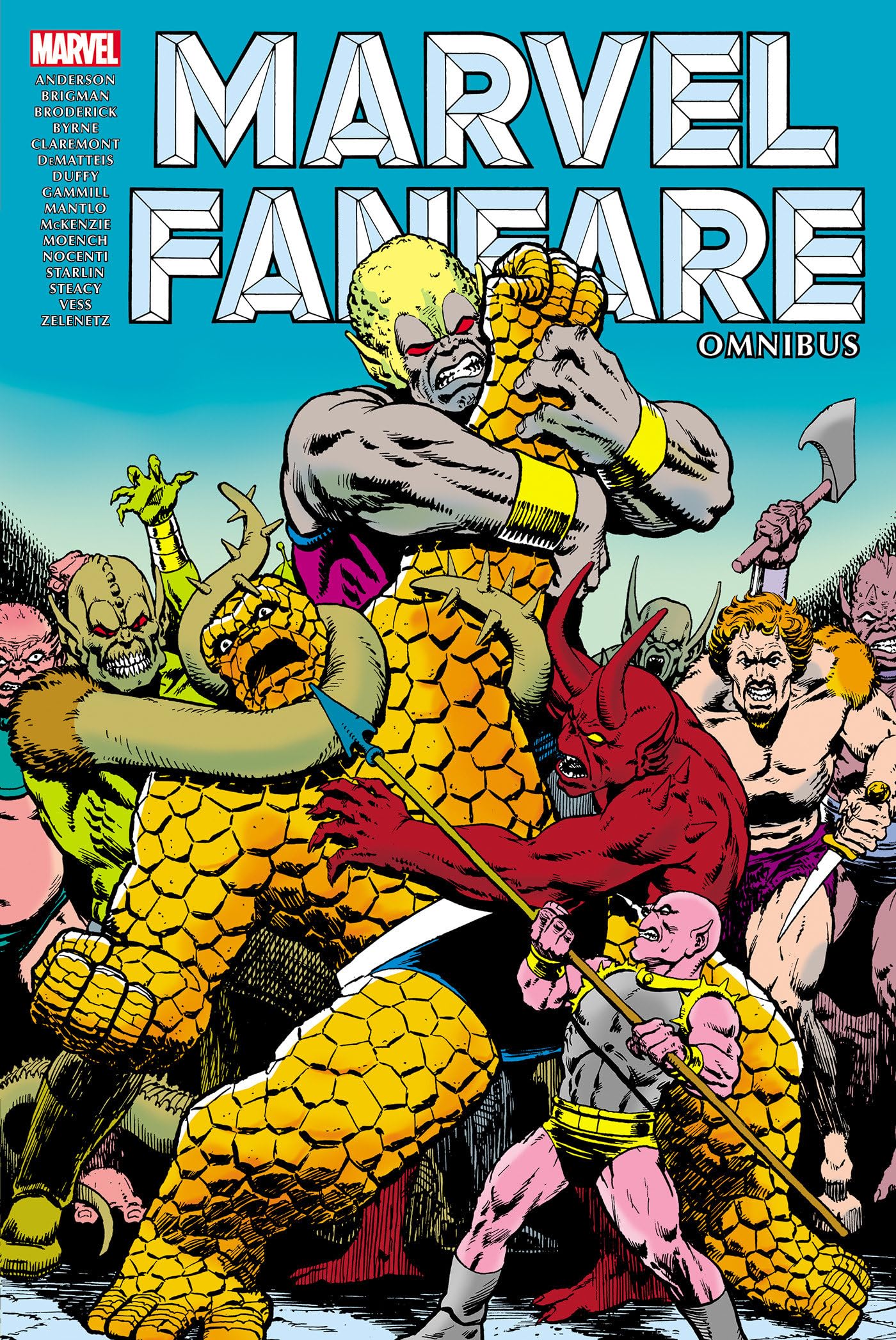 jaquette album Marvel Fanfare Omnibus Vol. 2 Jim Starlin Cover