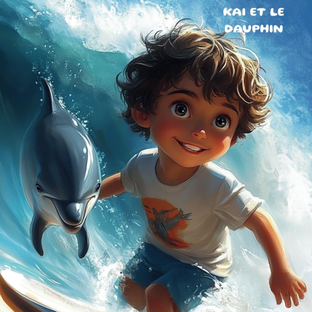 jaquette livre Kai et le Dauphin: Kai Surf Aventures
