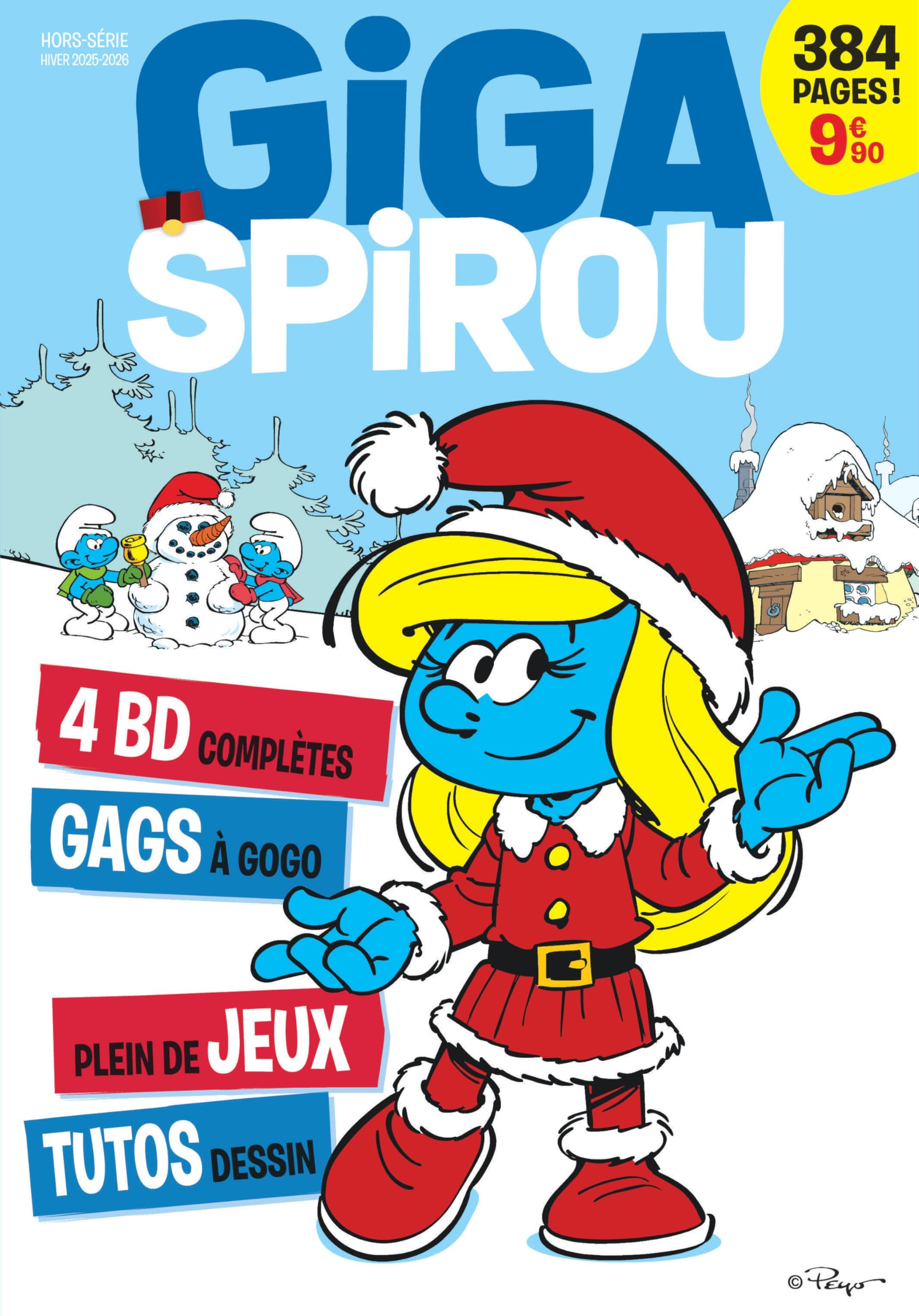 jaquette album Giga Spirou - Hors-Série - Hiver 2025-2026