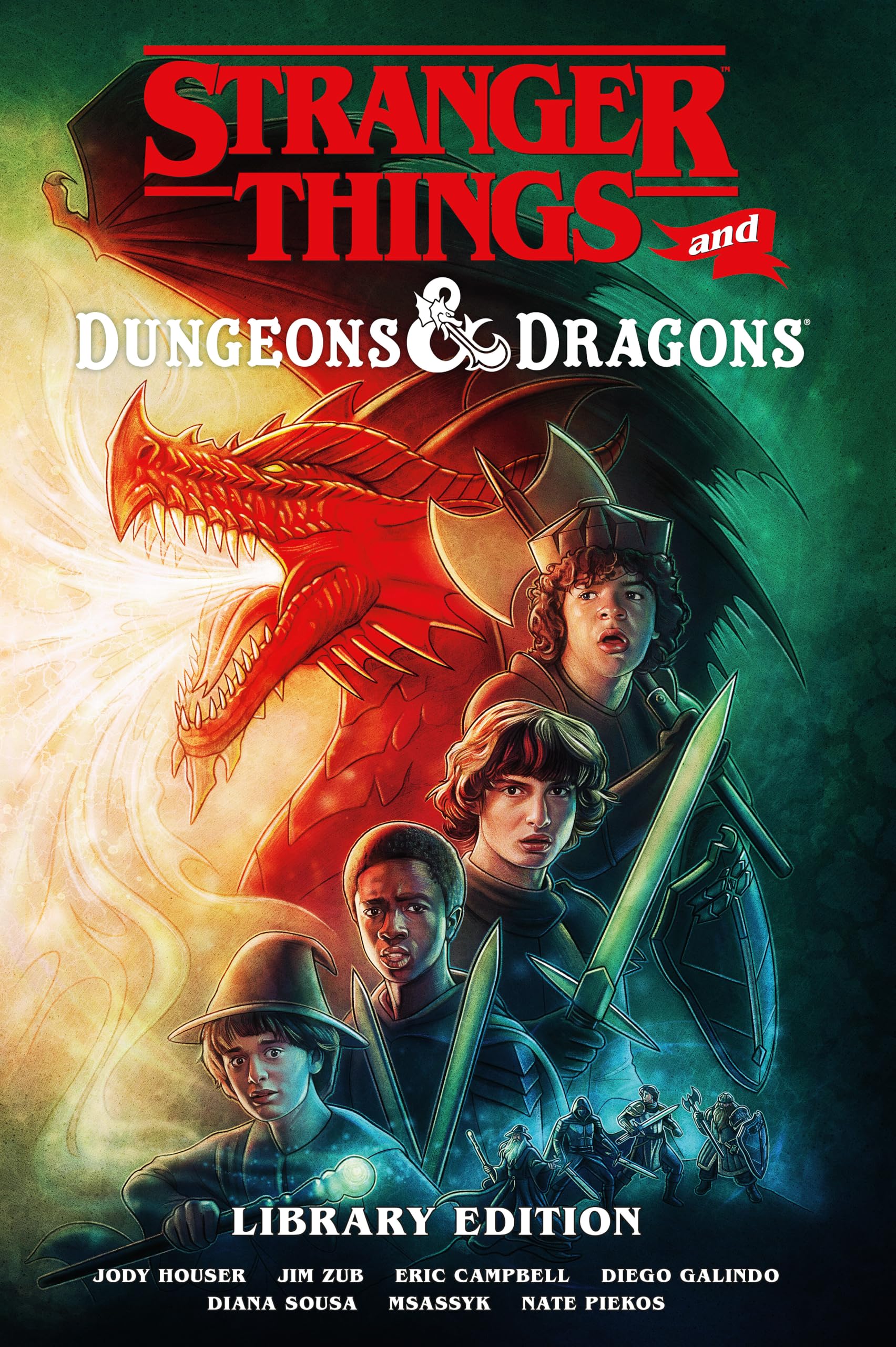 jaquette album Stranger Things and Dungeons & Dragons Library Edition