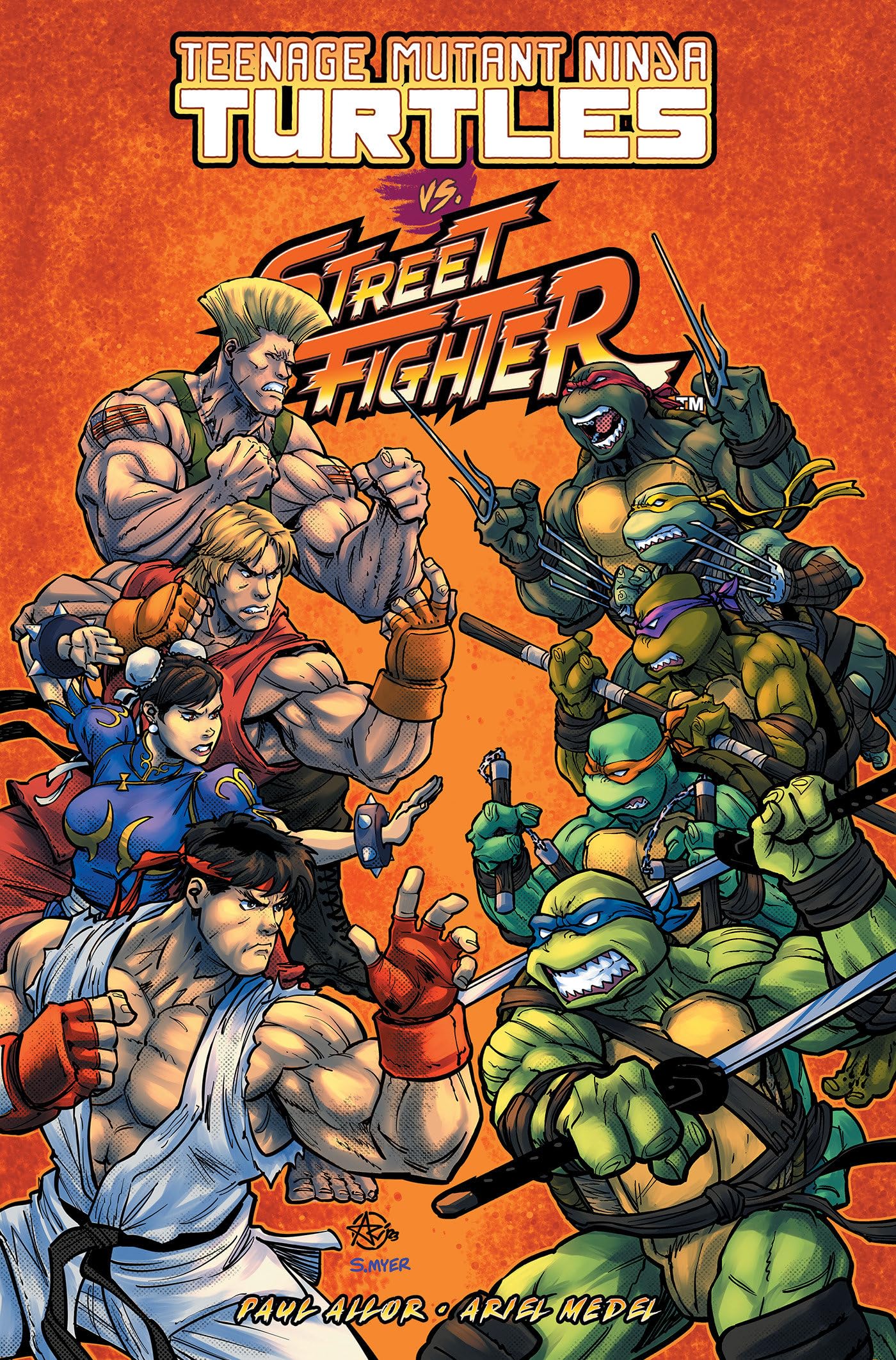 jaquette album Teenage Mutant Ninja Turtles Vs. Street Fighter