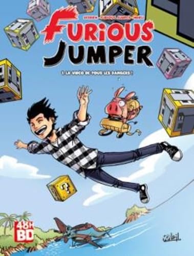 jaquette album Furious Jumper Tome 1 - La Vidéo De Tous Les Dangers ! - 48h De La Bd 2023