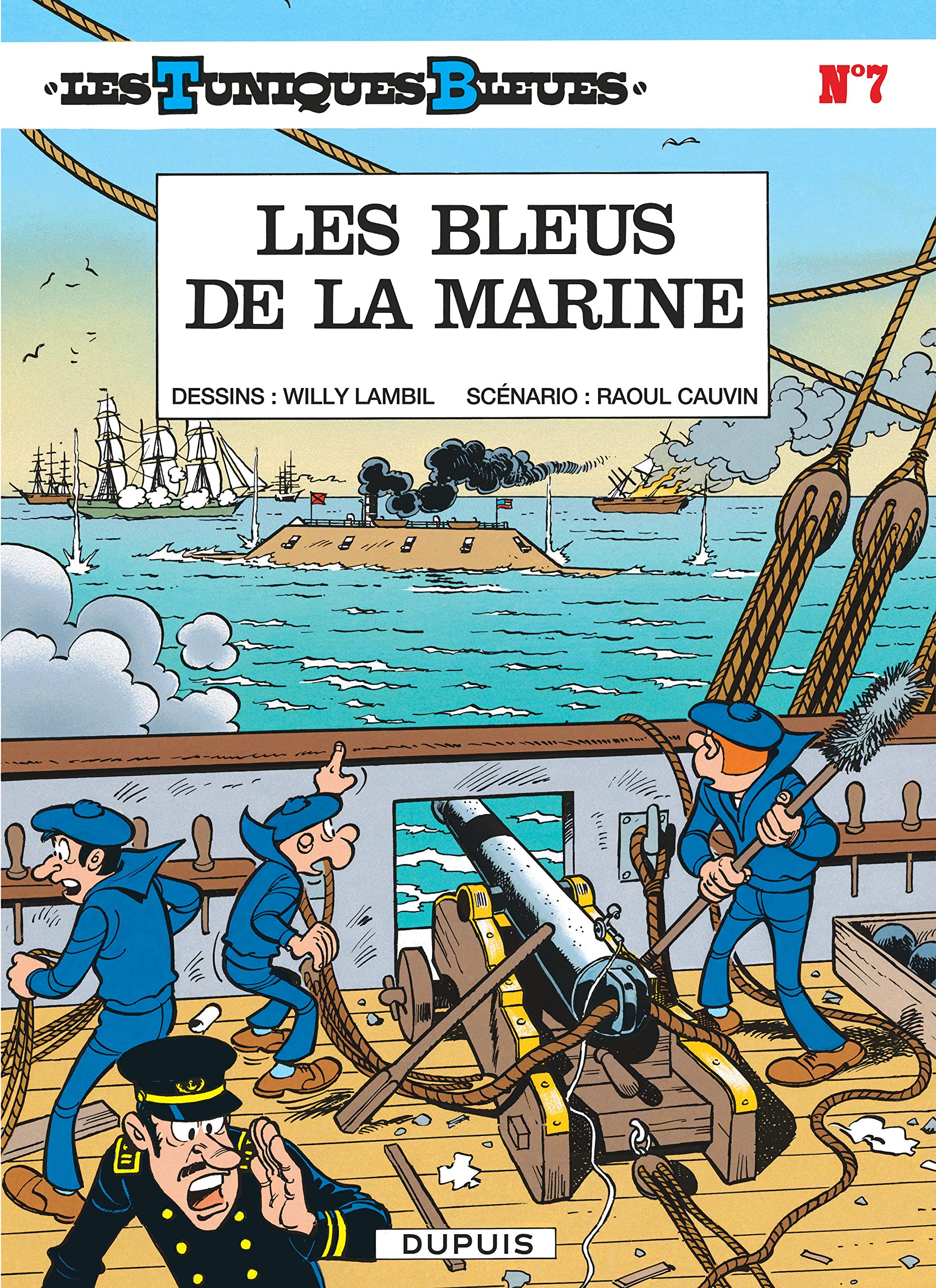 jaquette album Les Tuniques bleues, tome 7 : Les Bleus de la marine