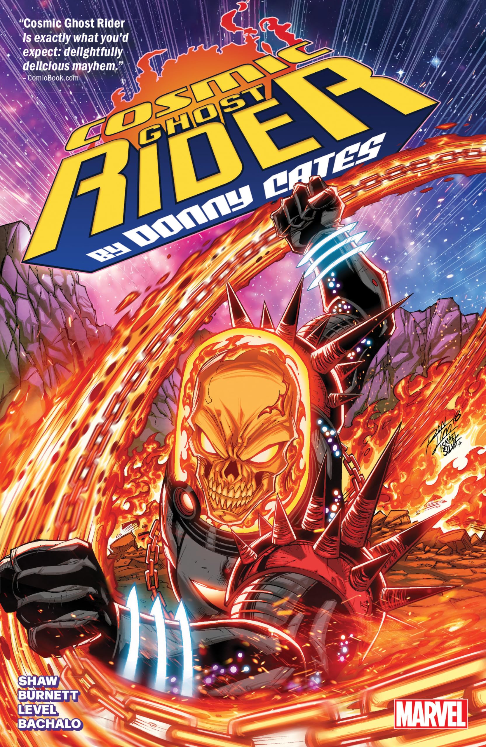 jaquette album COSMIC GHOST RIDER BY DONNY CATES