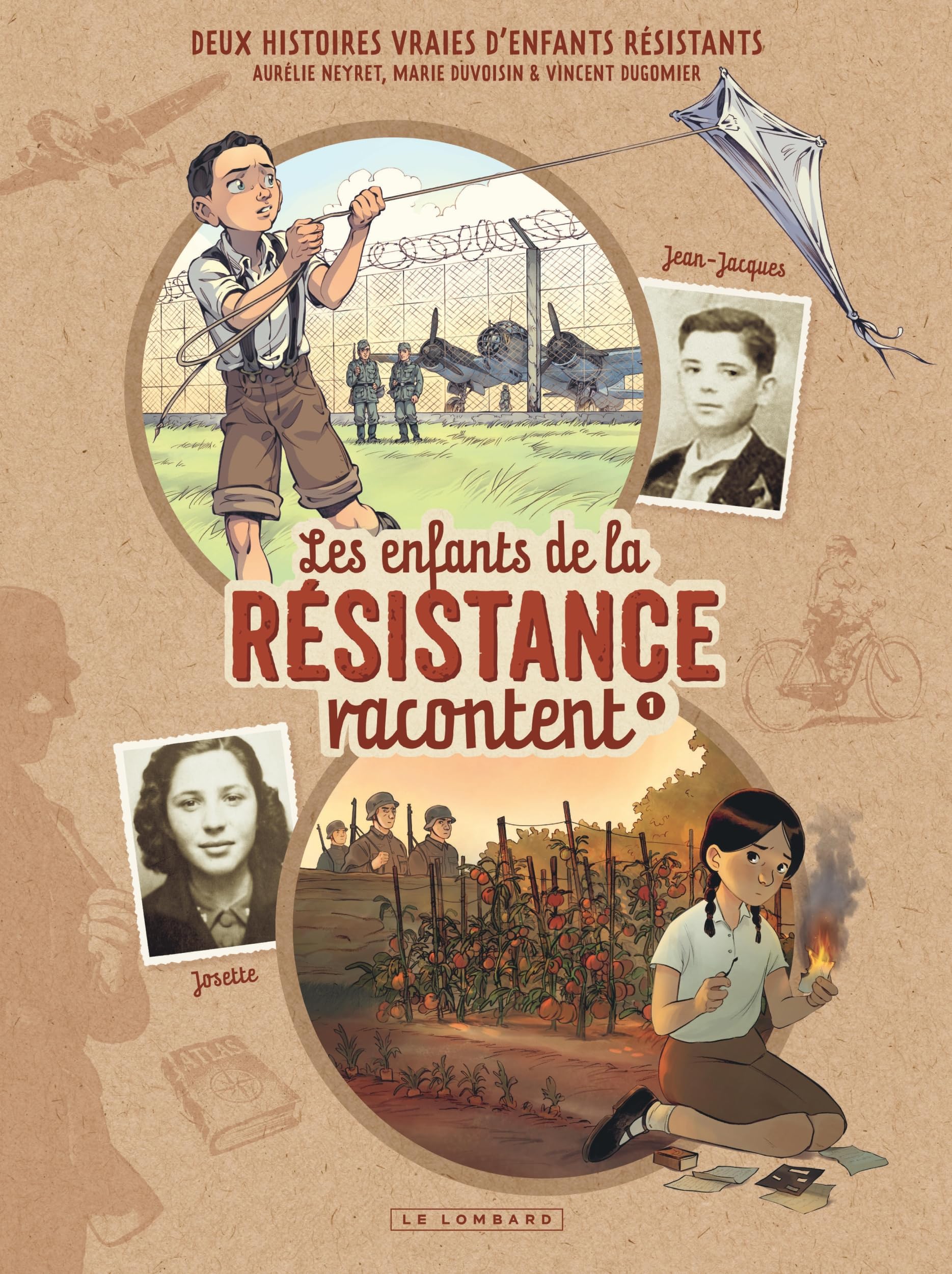 jaquette album Les Enfants de la Résistance racontent - Tome 1 - Josette et Jean-Jacques
