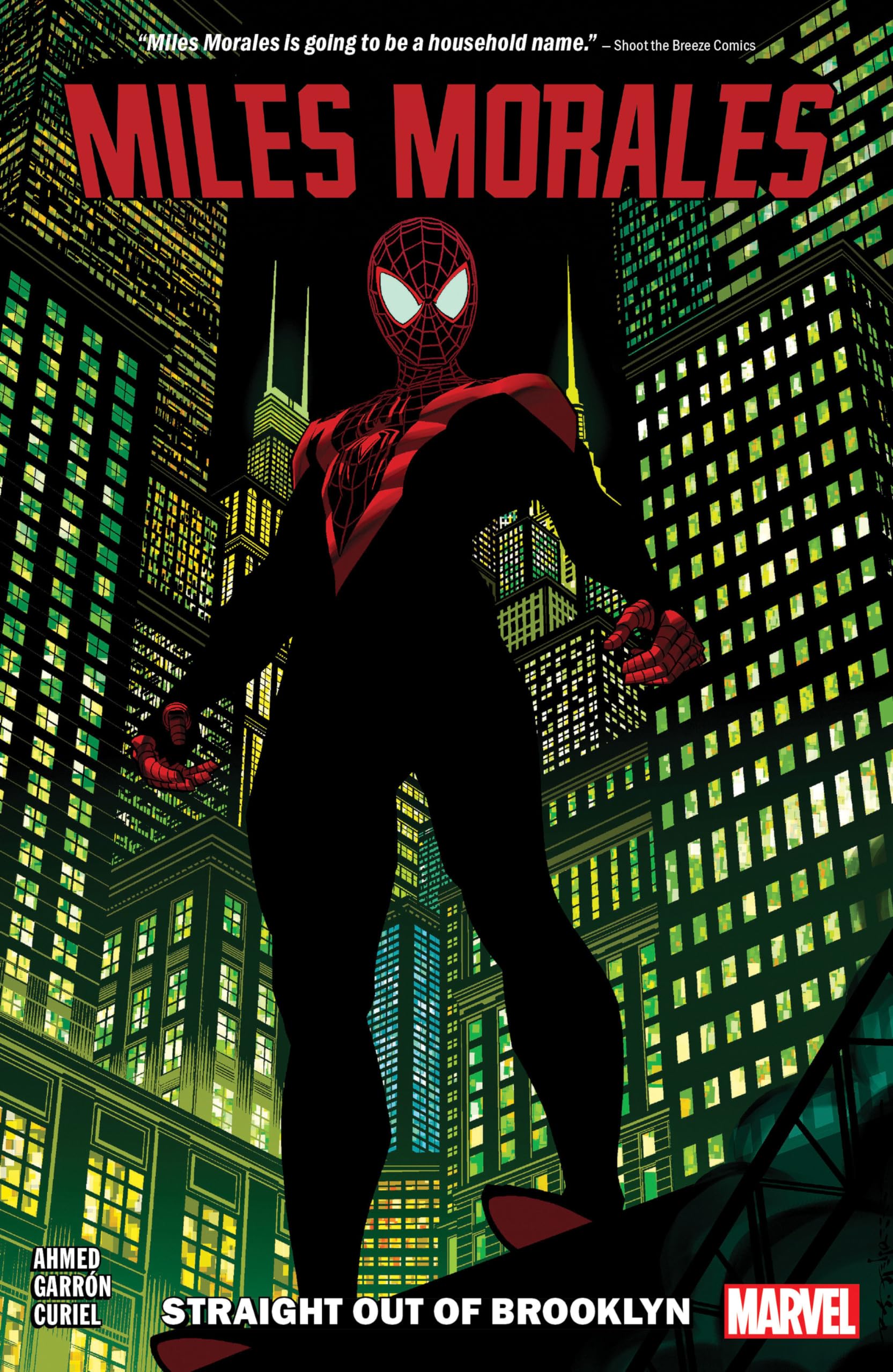 jaquette album Miles Morales: Spider-Man Vol. 1: Straight Out of Brooklyn