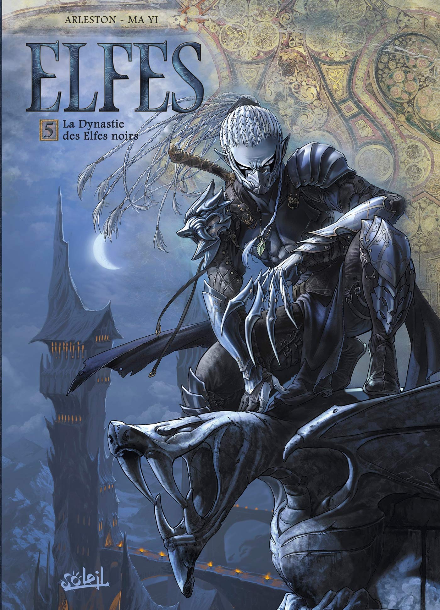 jaquette album Elfes T05: La Dynastie des Elfes Noirs