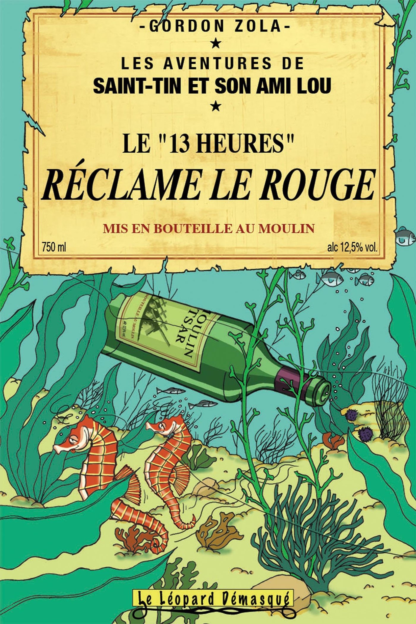 jaquette album Le 13 heures réclame le rouge