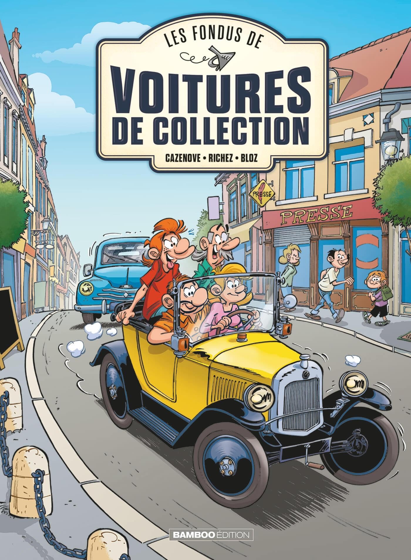 jaquette album Les Fondus de voitures de collection - intégrale