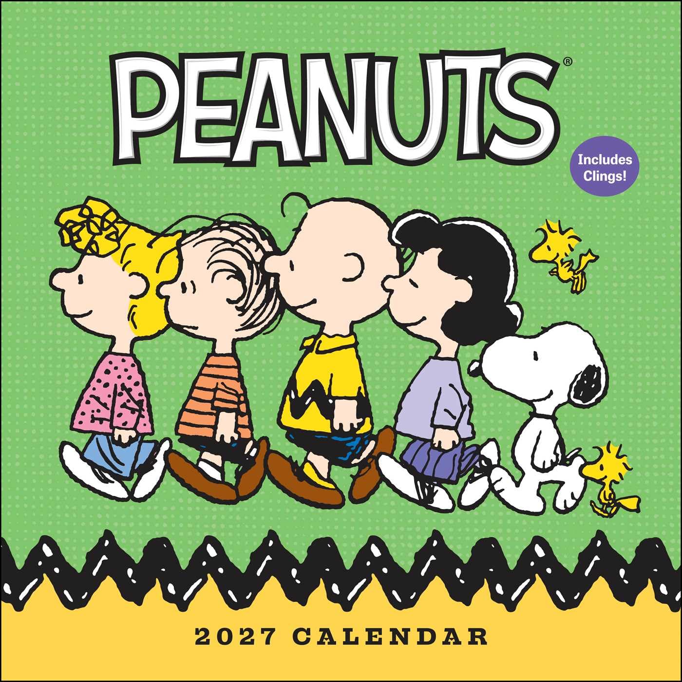 jaquette album PEANUTS® 2027 Wall Calendar with Clings