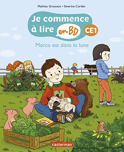 jaquette album Je Commence À Lire En Bd - Ce1 - Marco Est Dans La Lune