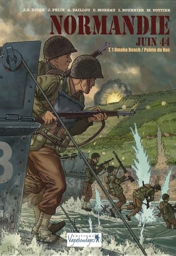 jaquette album Normandie Juin 44 Tome 1 - Omaha Beach / Pointe Du Hoc