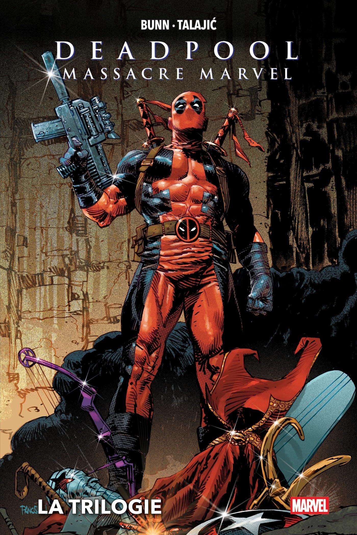 jaquette album Deadpool massacre Marvel : La trilogie