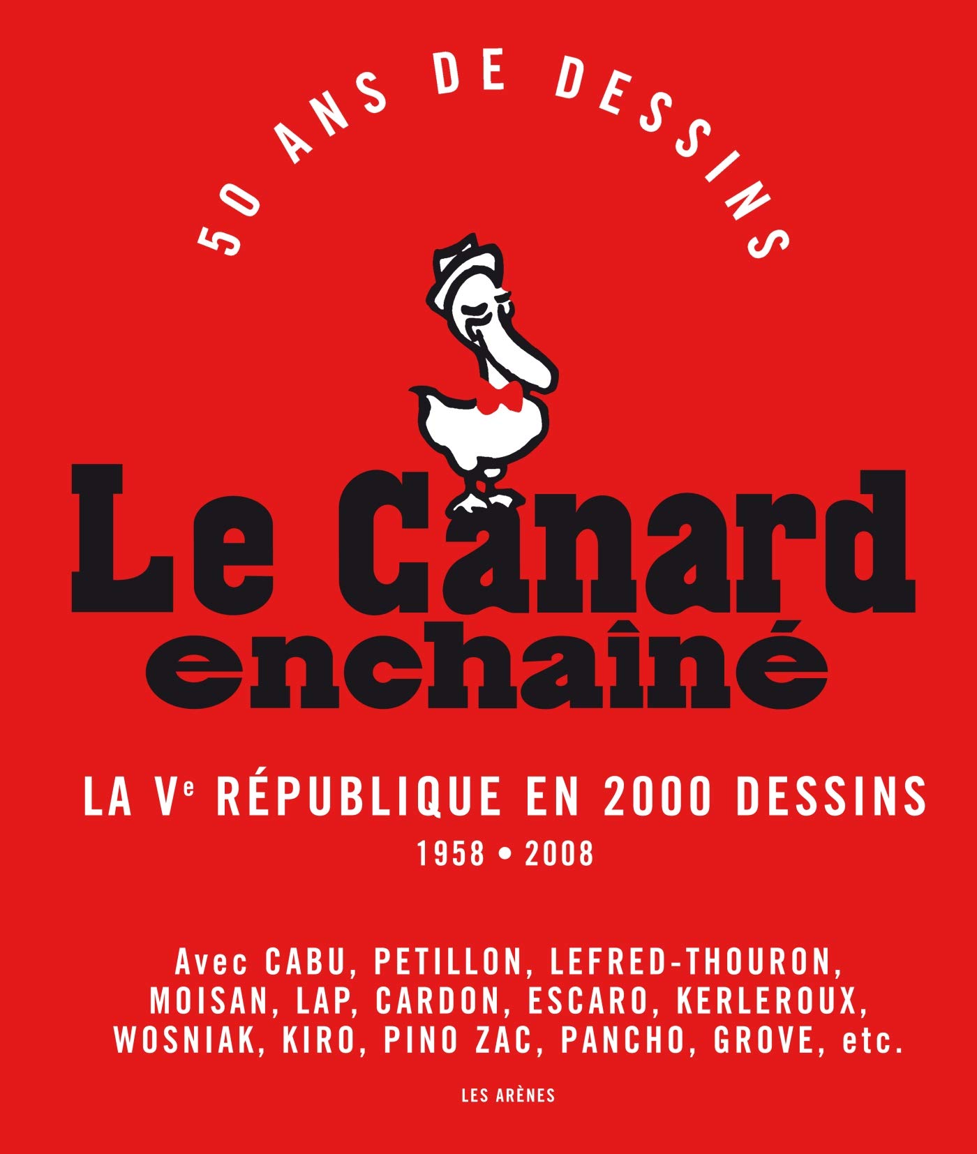 jaquette album Le Canard Enchainé : La Vème République en 2 000 Dessins
