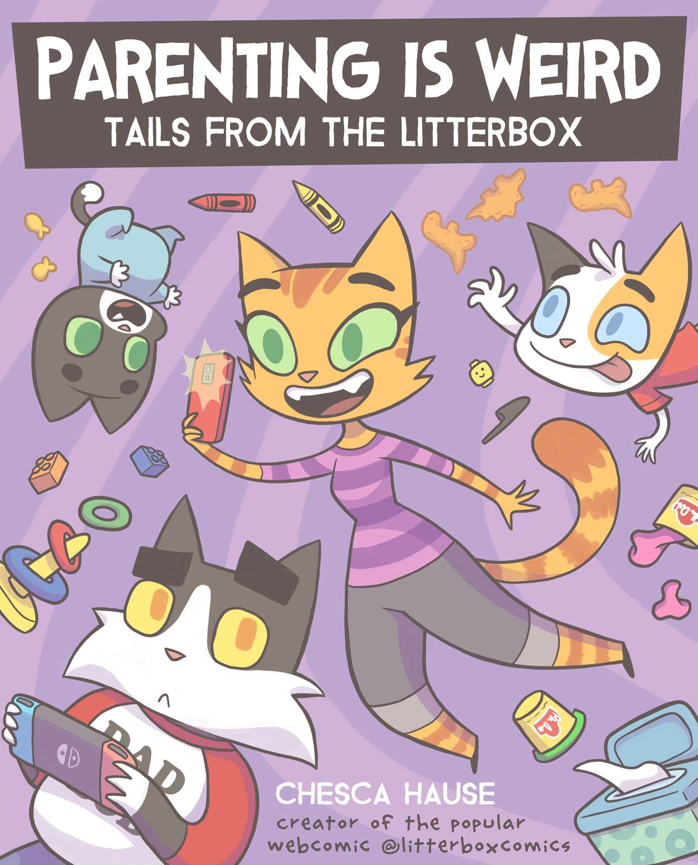 jaquette livre Parenting Is Weird: Tails from the Litterbox