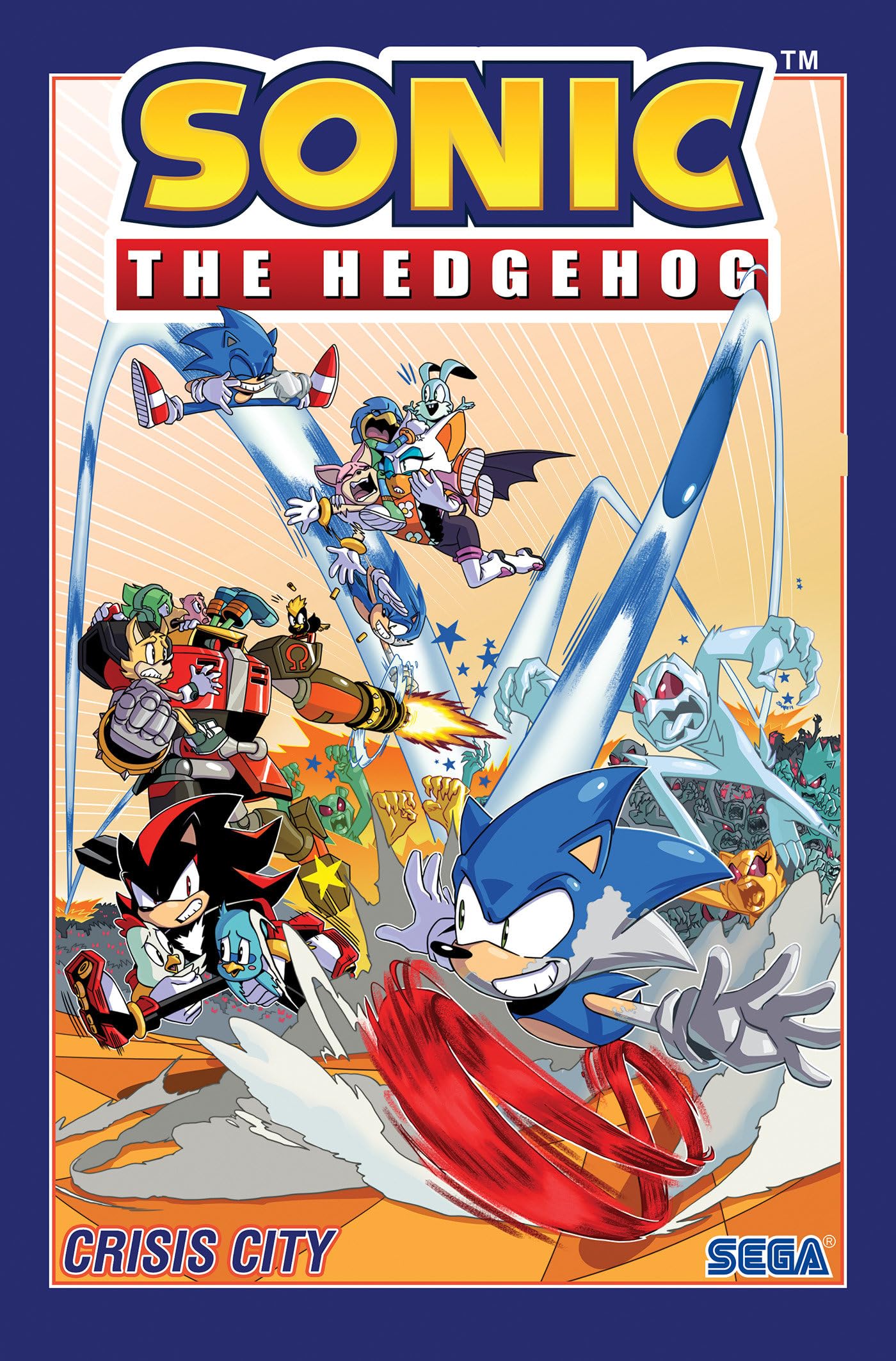 jaquette album Sonic the Hedgehog, Vol. 5: Crisis City