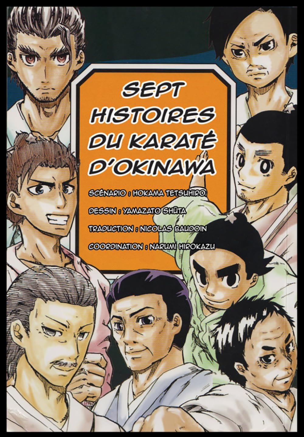 jaquette album Sept histoires du karaté d'Okinawa