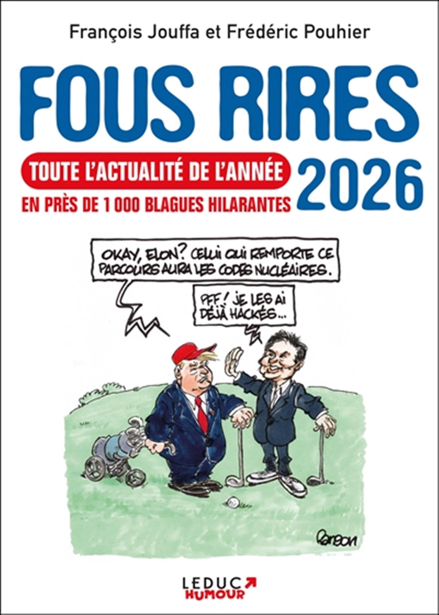 jaquette album Fous rires 2026: EN près de 1 000 blagues hilarantes
