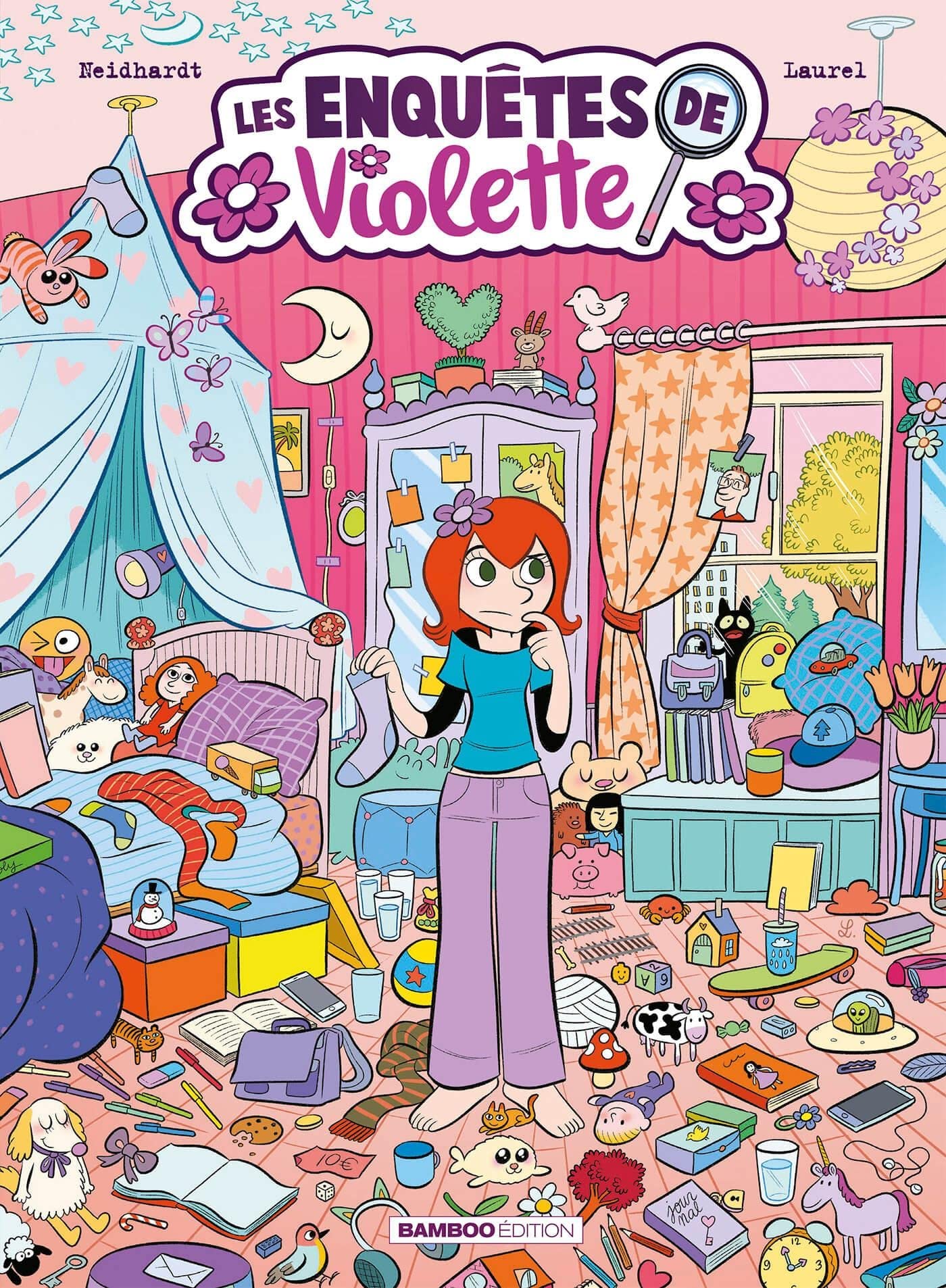 jaquette album Les Enquêtes de Violette - tome 02 - top humour 2022