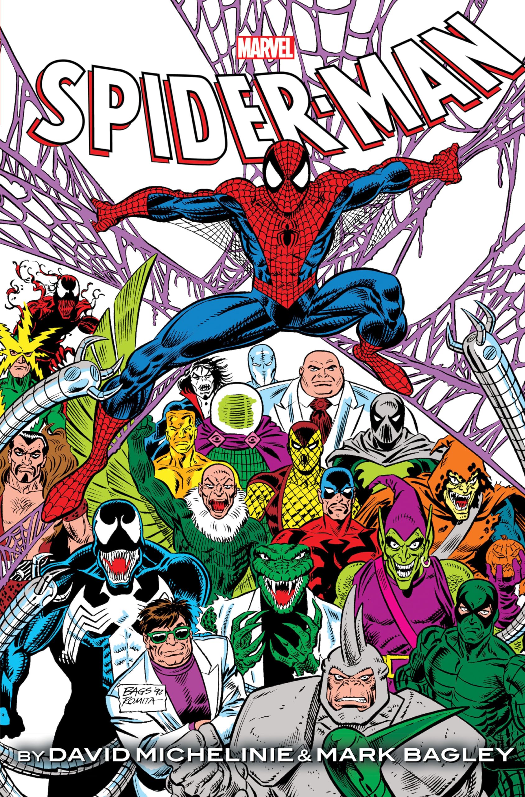 jaquette album SPIDER-MAN BY MICHELINIE & BAGLEY OMNIBUS VOL. 1 BAGLEY MARVEL AGE COVER