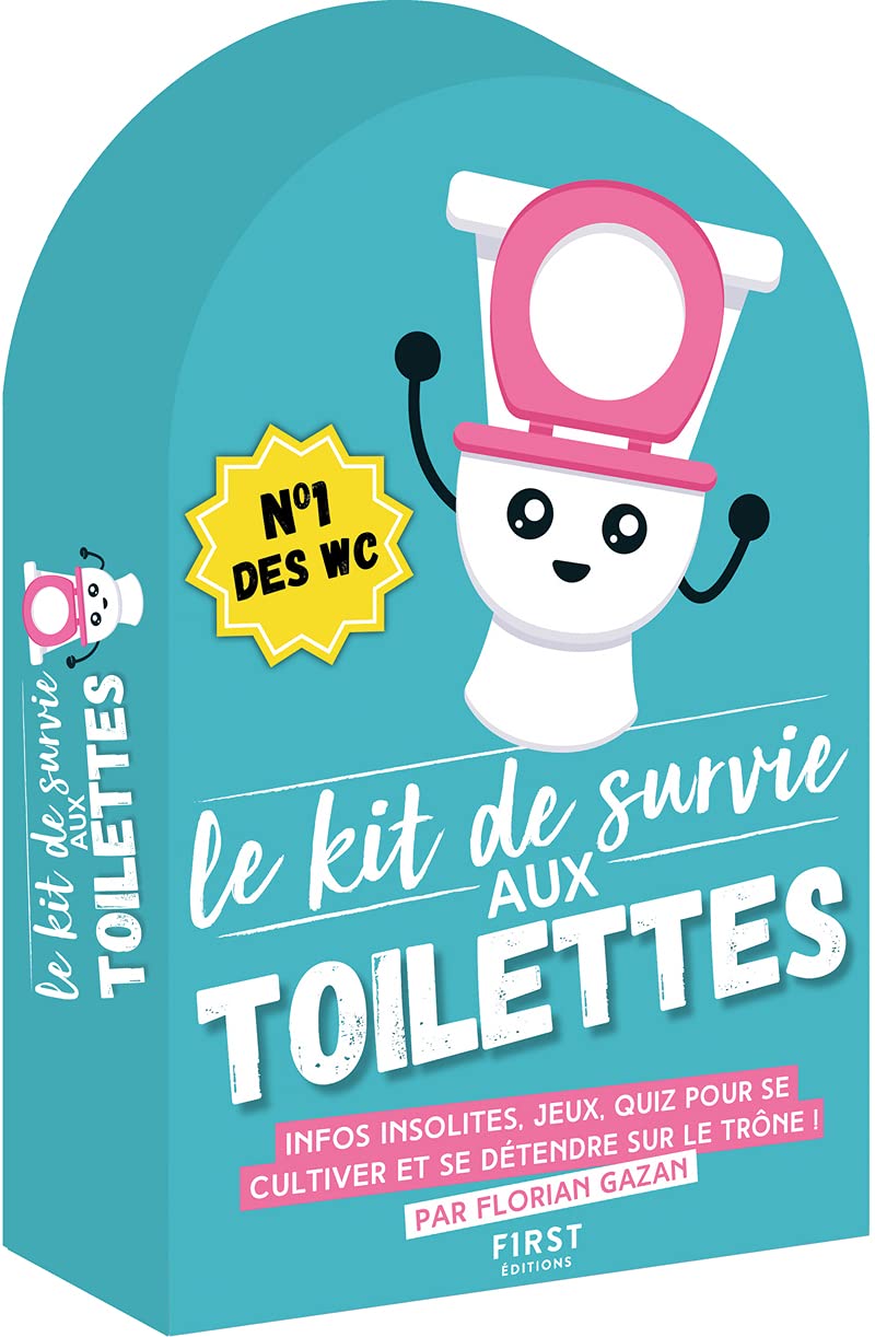 jaquette album Le Kit de survie aux toilettes - des blagues, des infos insolites et des jeux pour ne jamais s'ennuyer au petit coin !