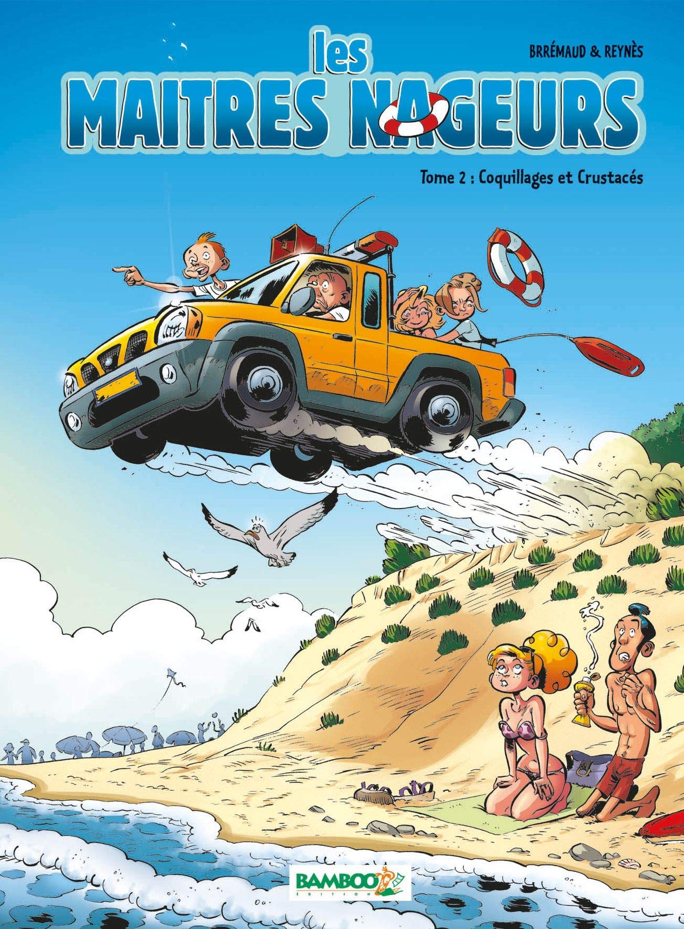 jaquette album Les Maîtres nageurs - tome 02: Coquillages et crustacés