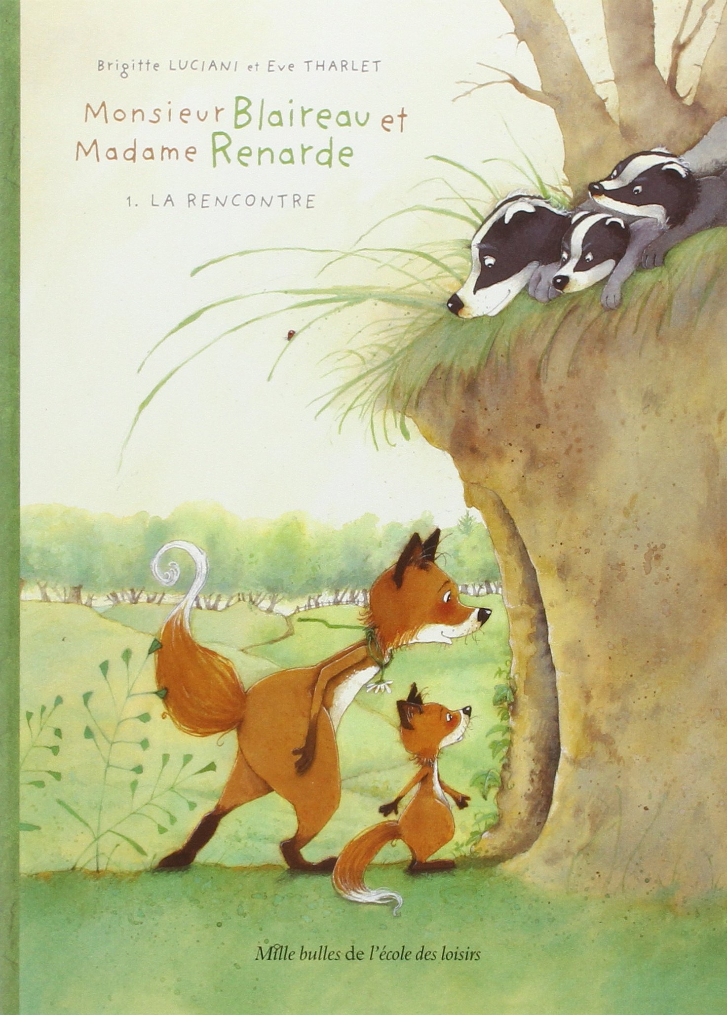jaquette album Monsieur Blaireau et Madame Renarde - Tome 1 - La Rencontre