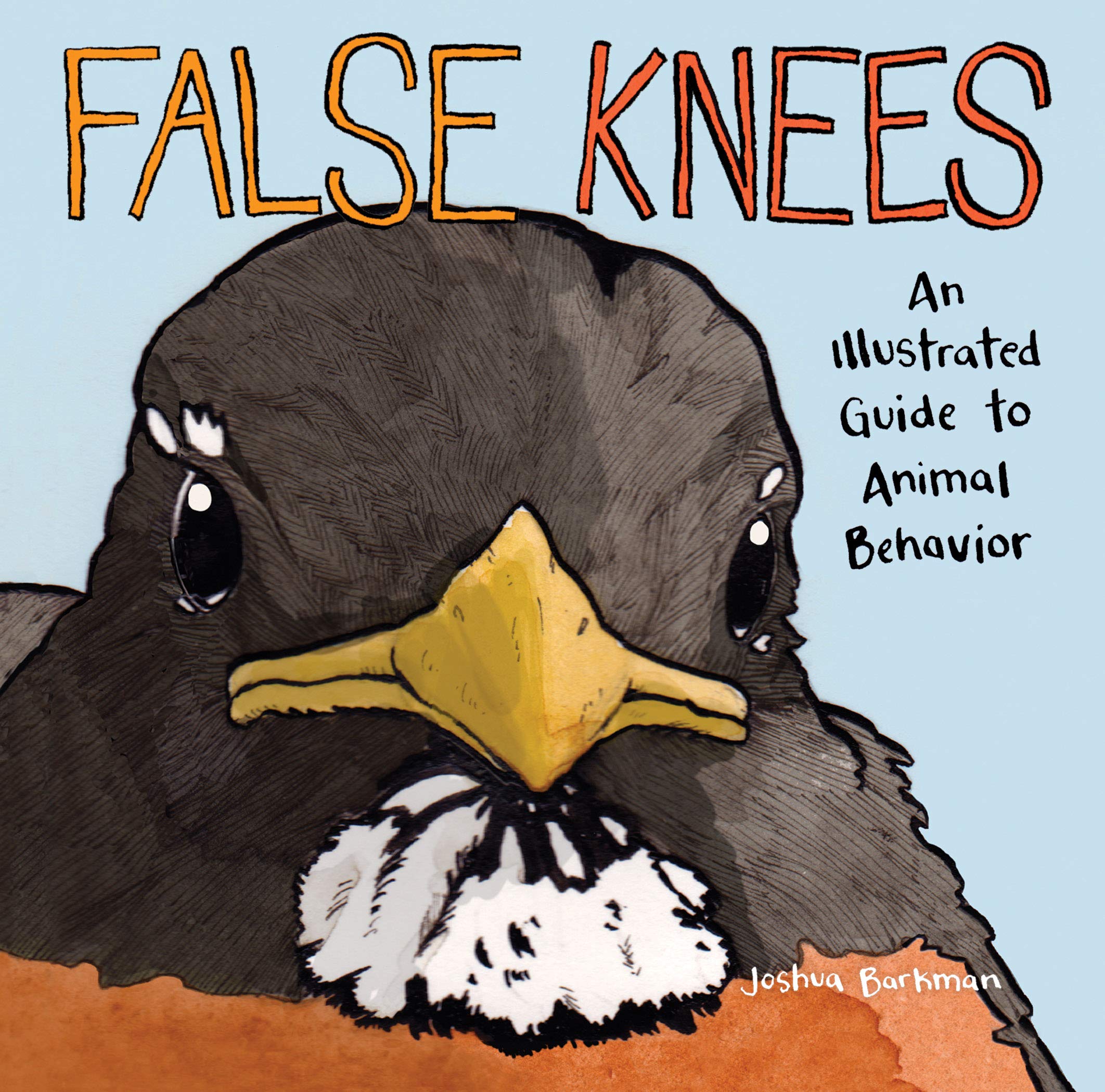 jaquette livre False Knees: An Illustrated Guide to Animal Behavior