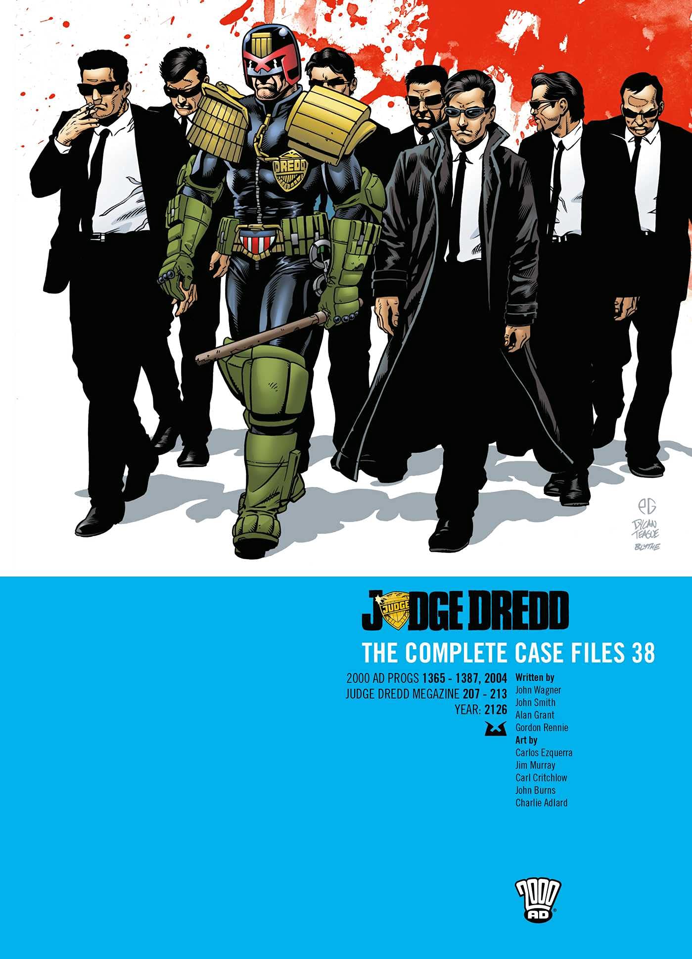 jaquette album Judge Dredd: The Complete Case Files 38 (Volume 38)