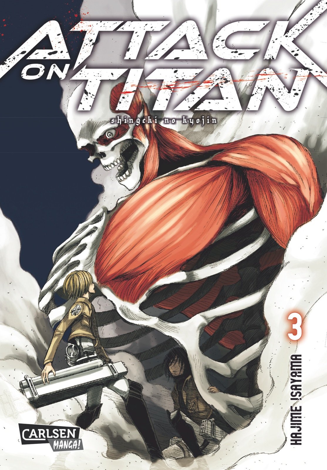 jaquette album Attack on Titan 03: Atemberaubende Fantasy-Action im Kampf gegen grauenhafte Titanen