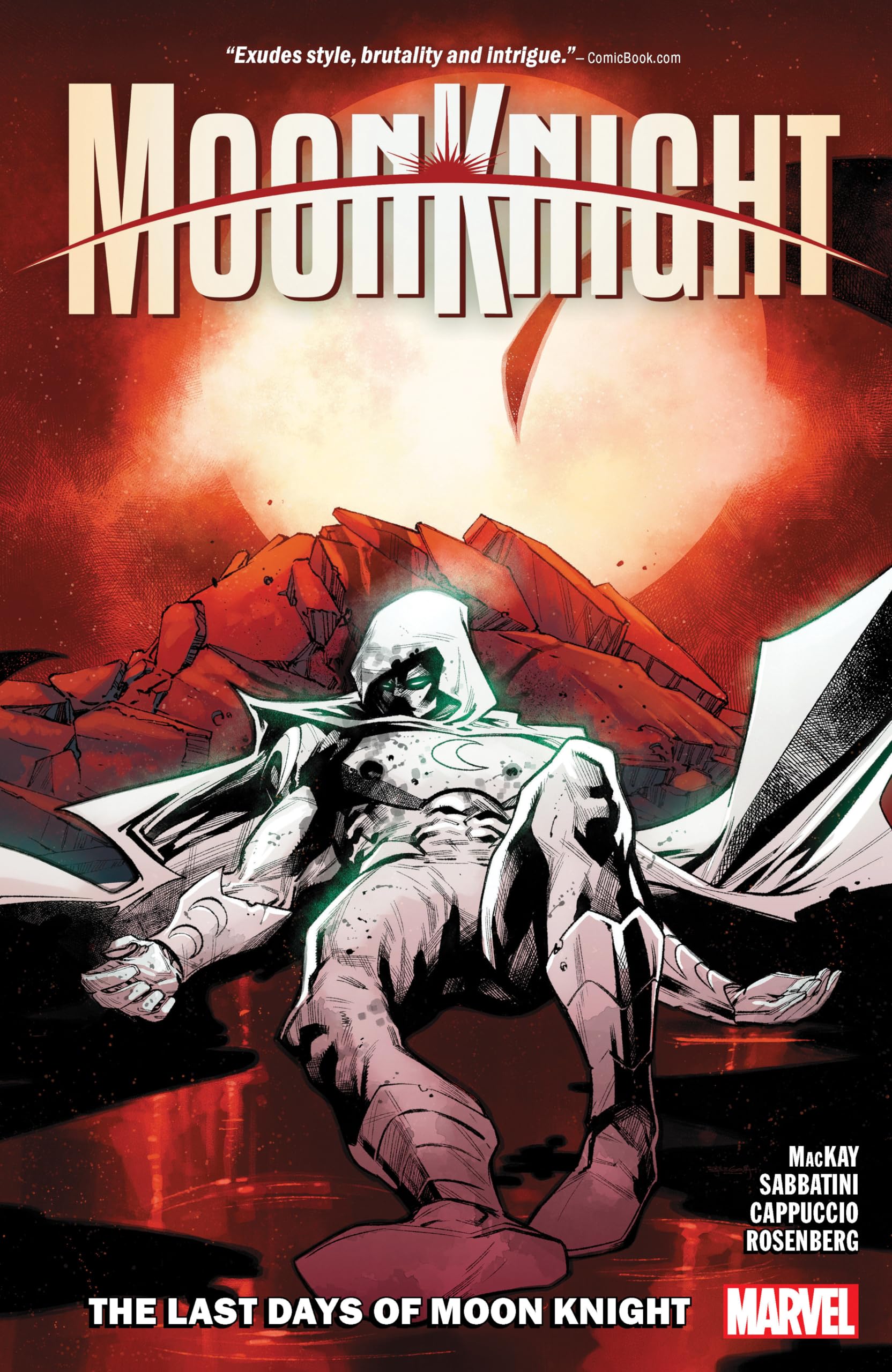 jaquette album MOON KNIGHT VOL. 5: THE LAST DAYS OF MOON KNIGHT