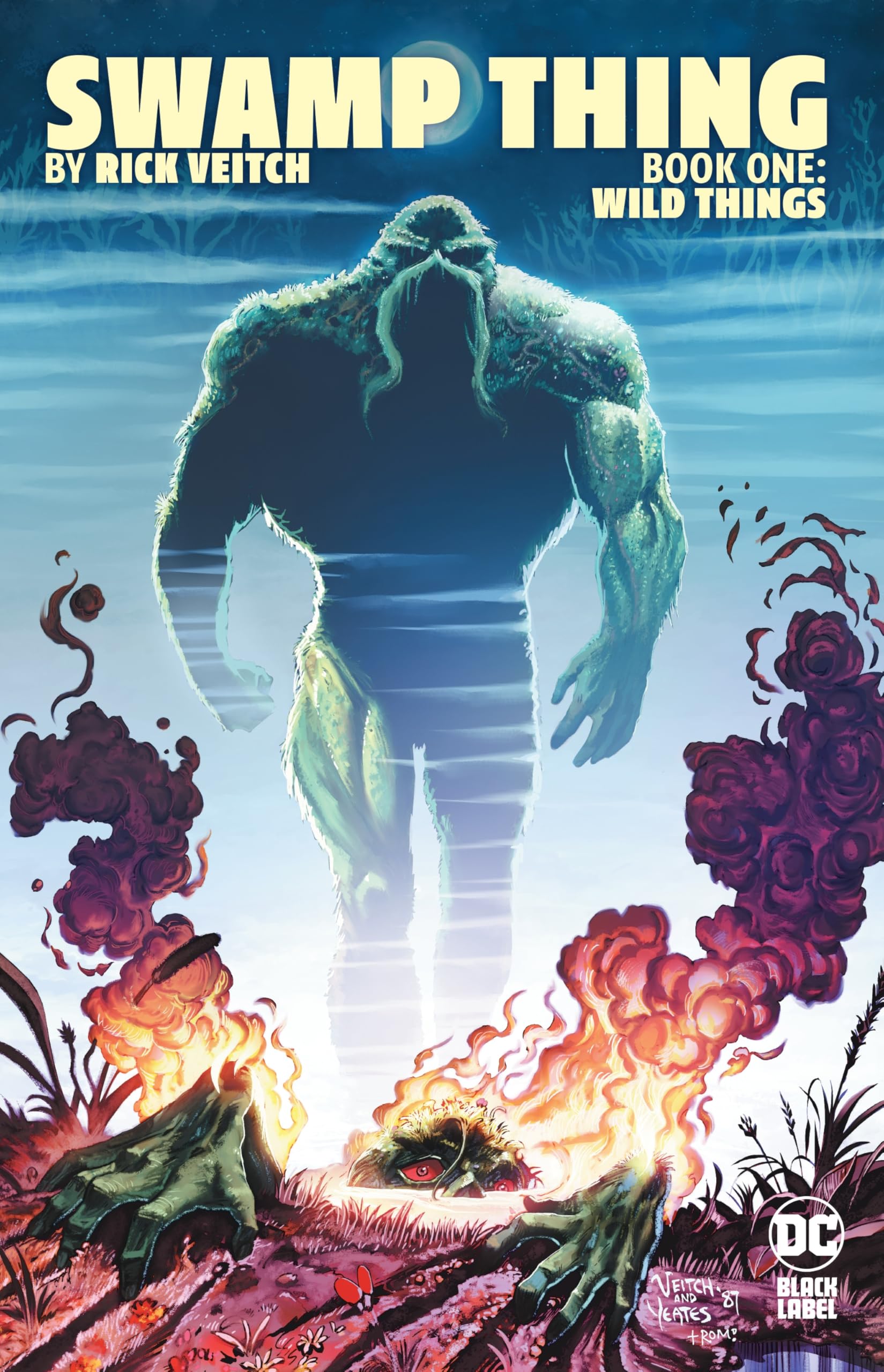 jaquette album Swamp Thing by Rick Veitch Book One: Wild Things