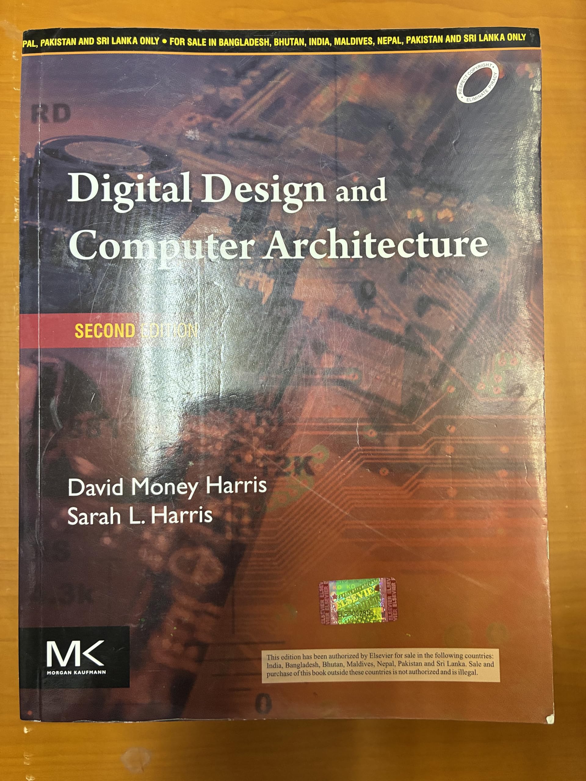 jaquette livre Digital Design and Computer Architecture
