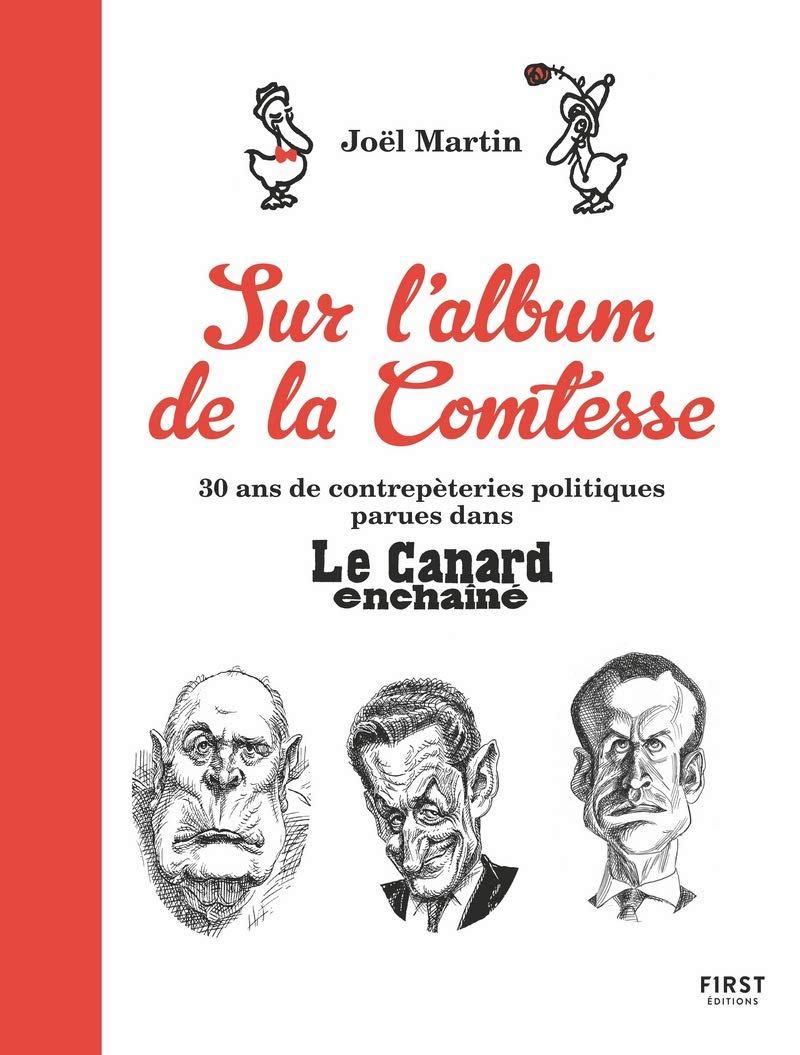 jaquette album Sur l'Album de la Comtesse : 30 ans de contrepèteries politiques parues dans le Canard enchaîné