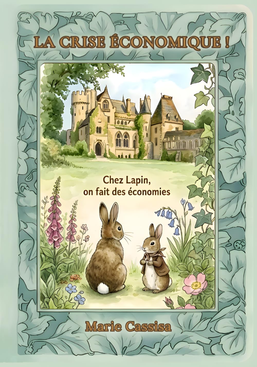 jaquette album La crise économique !: Chez Lapin, on fait des économies