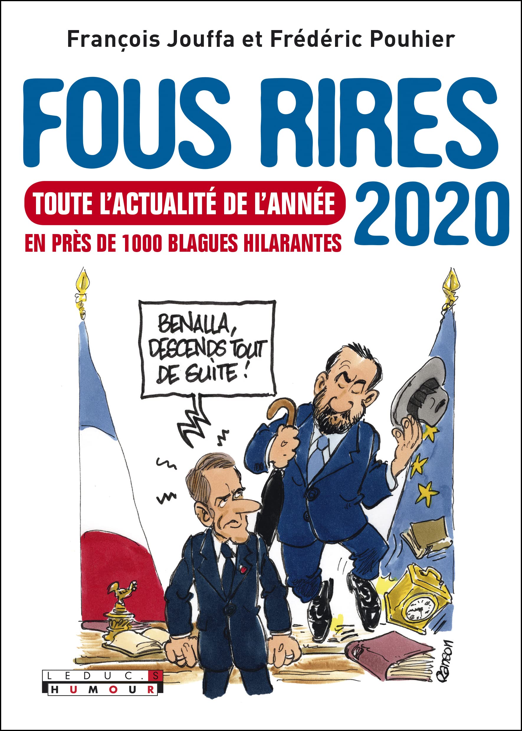jaquette album Fous rires 2020: Toute l'actualité de l'année en près de 1000 blagues hilarantes