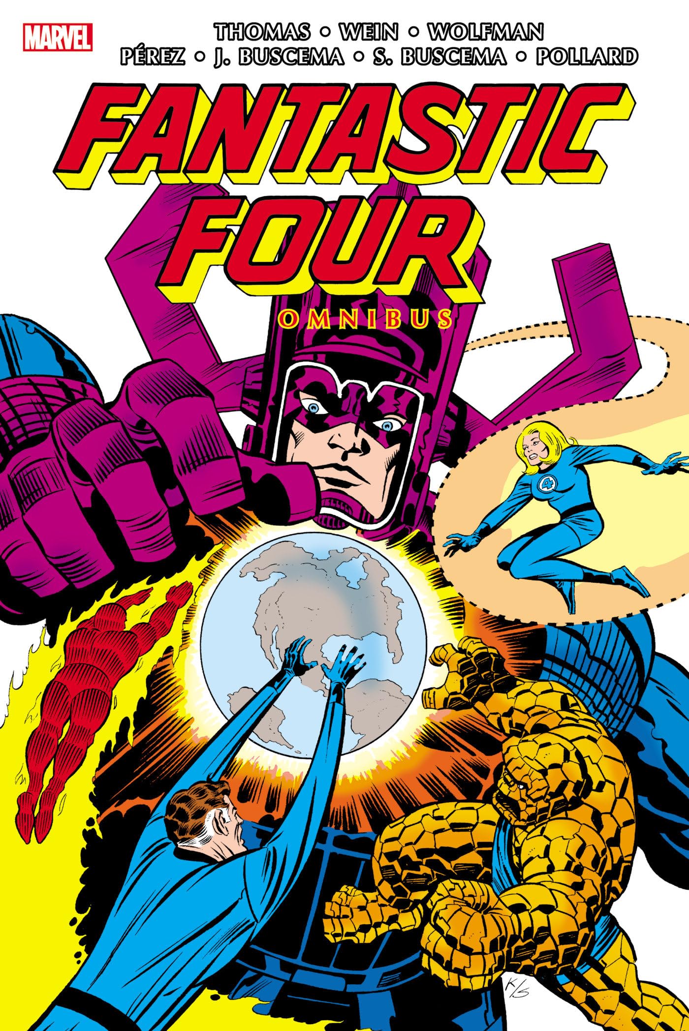 jaquette album THE FANTASTIC FOUR OMNIBUS VOL. 6 JACK KIRBY COVER