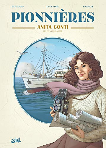 jaquette album Pionnières - Anita Conti - Océanographe