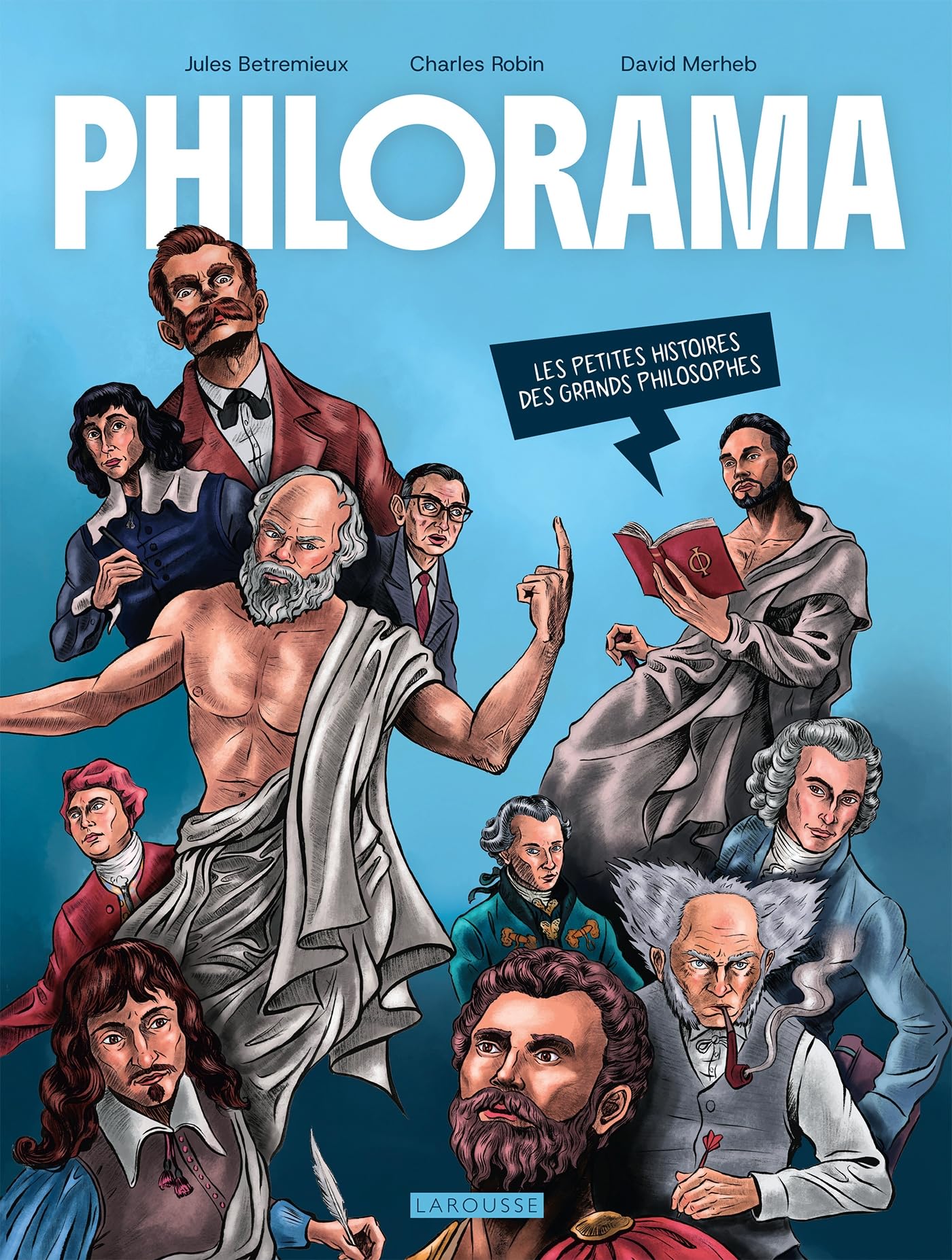 jaquette album Philorama: Les petites histoires des grands philosophes