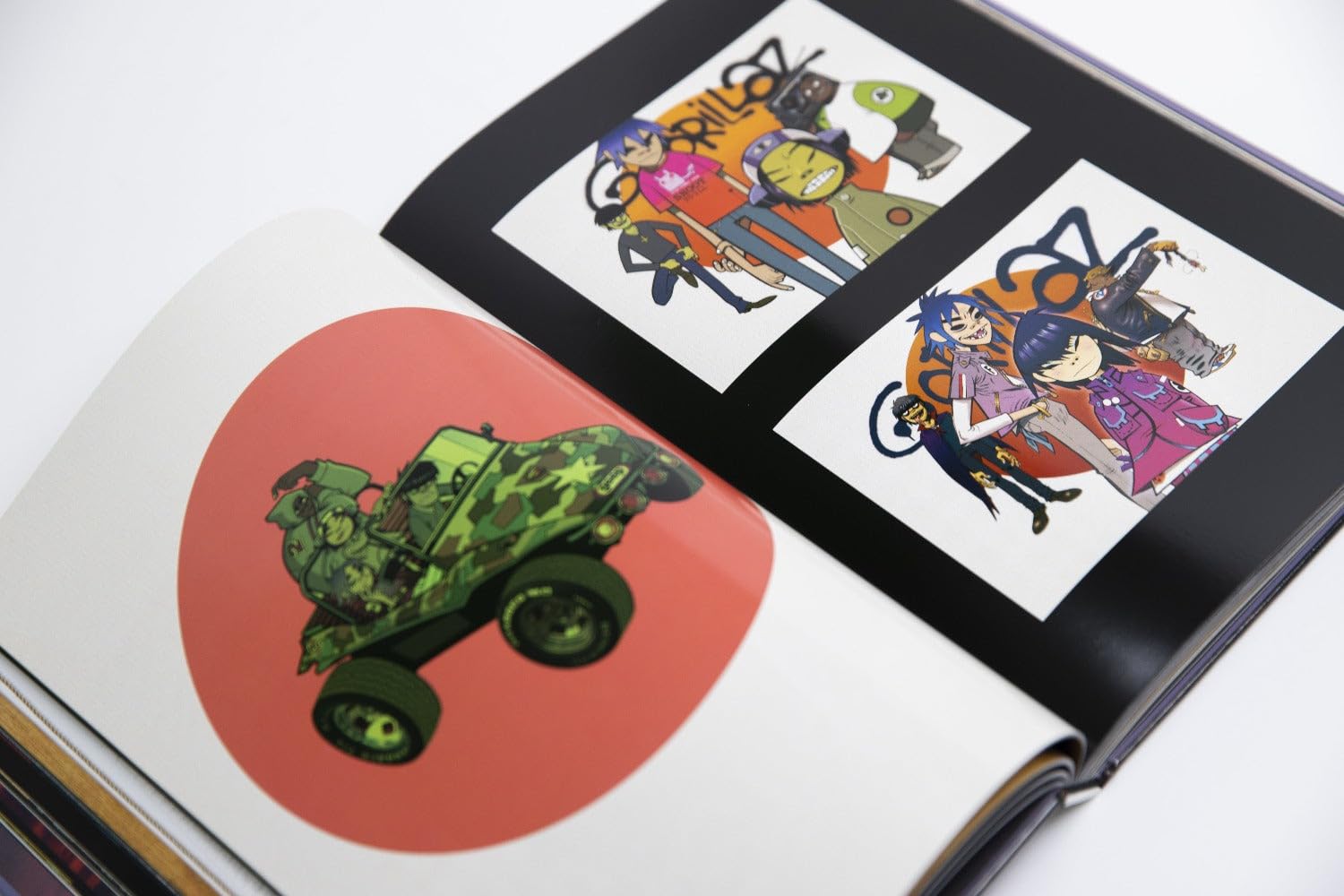 jaquette livre GORILLAZ ALAMANAC HC