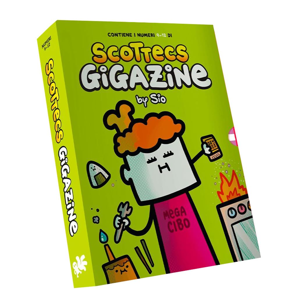 jaquette album Scottecs Gigazine. Cofanetto 3 (Vol. 9-12)