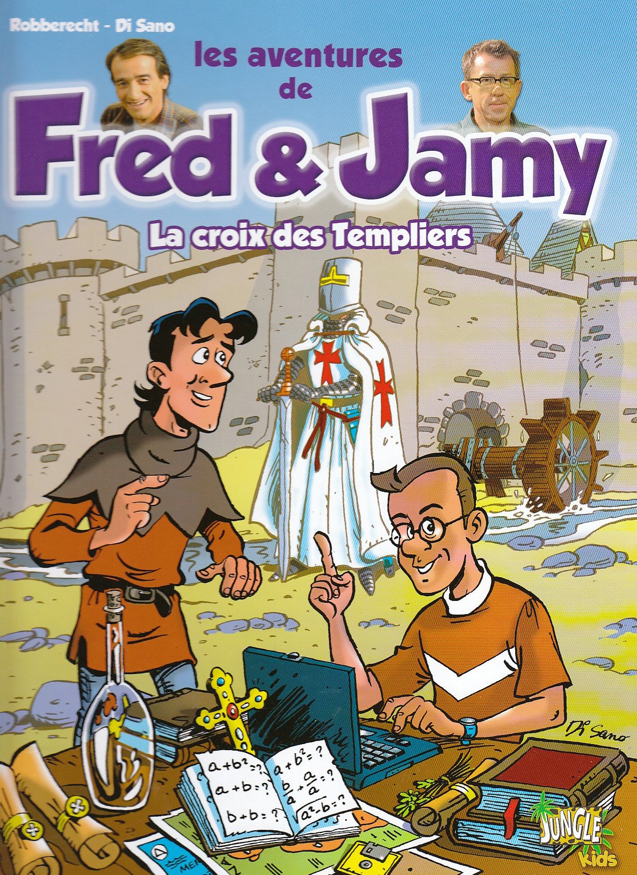 jaquette album fred et jamy t1 la croix des templiers (1)