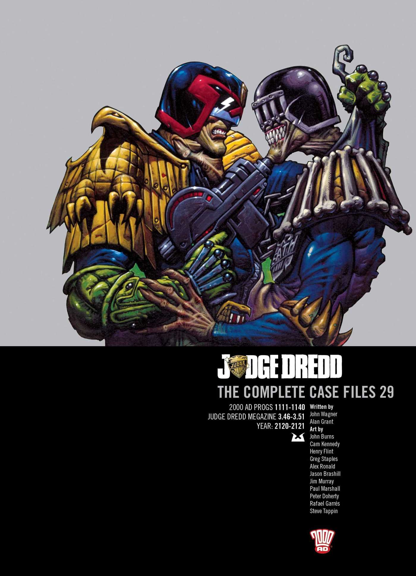 jaquette album Judge Dredd: The Complete Case Files 29 (Volume 29)