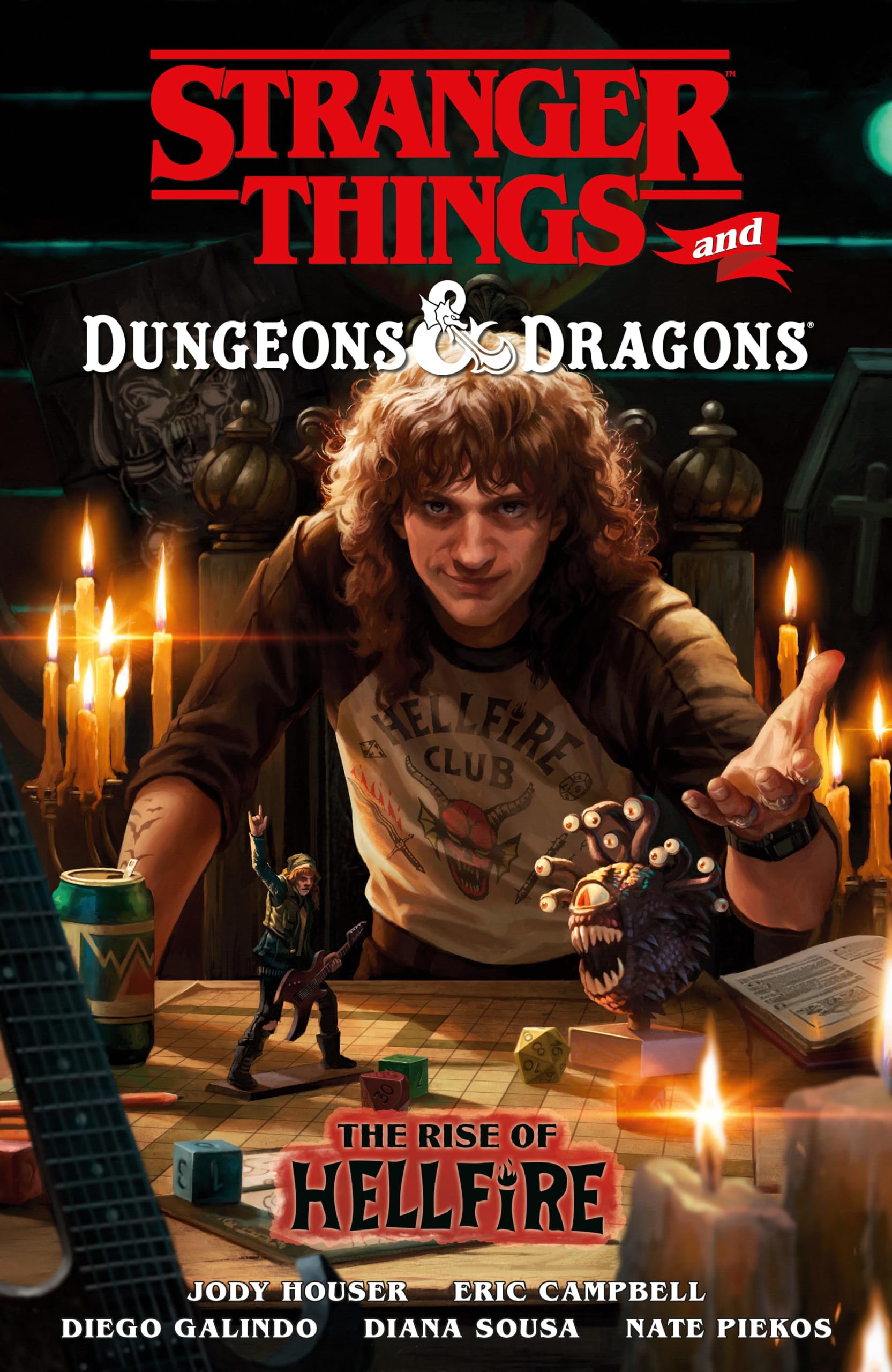 jaquette album Stranger Things and Dungeons & Dragons: The Rise of Hellfire