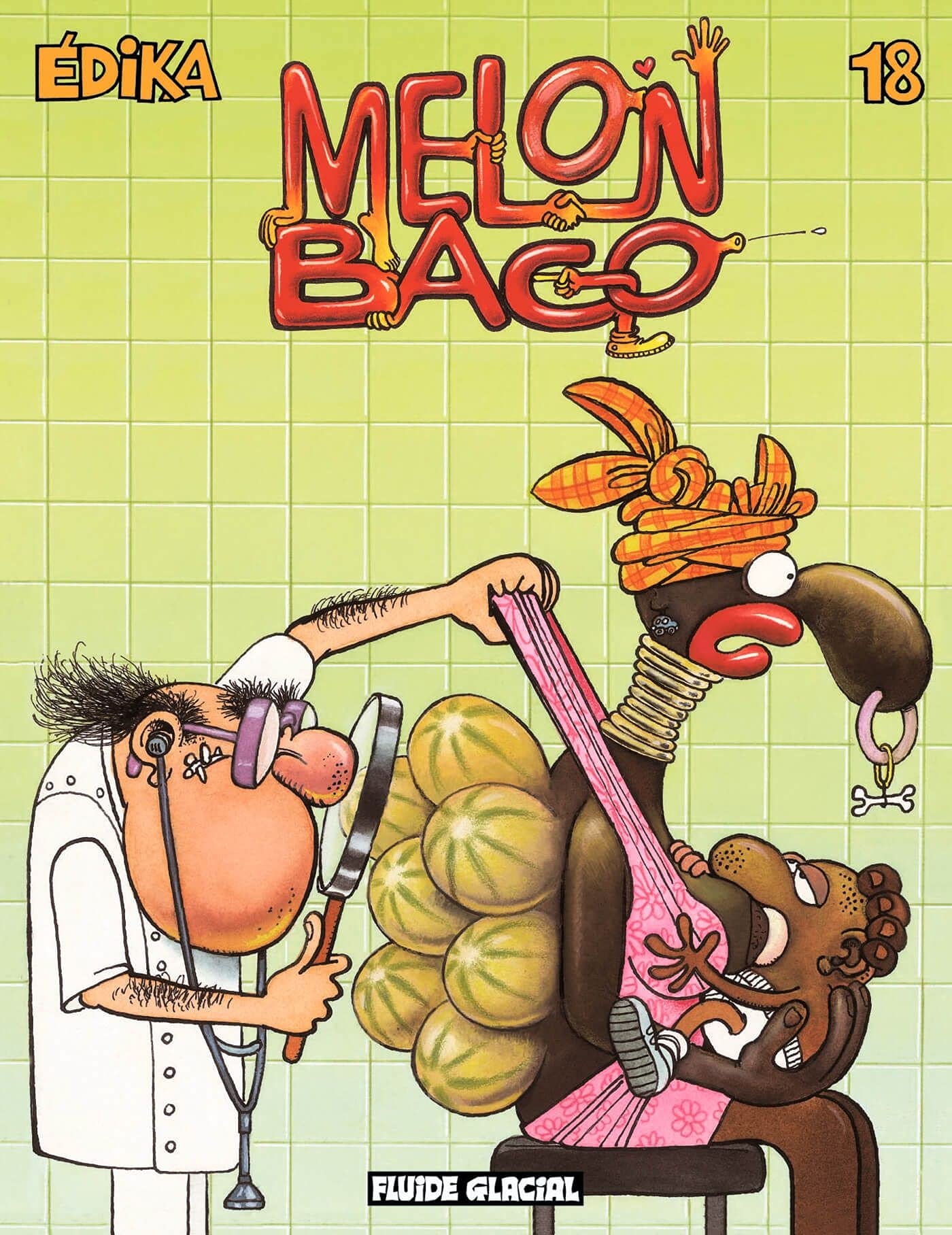 jaquette album Édika - Tome 18 - Melon Bago