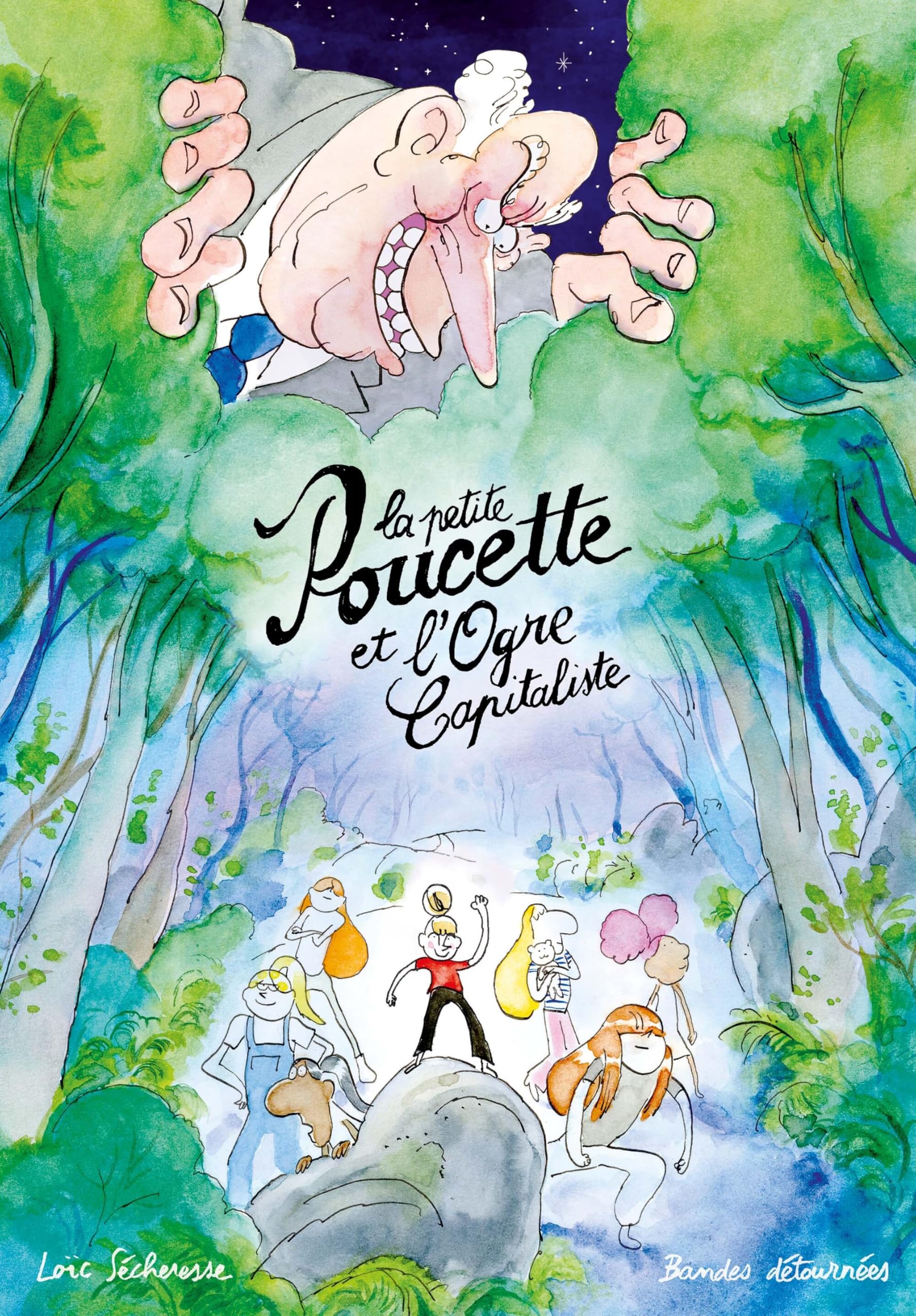 jaquette album La petite Poucette et l'ogre capitaliste